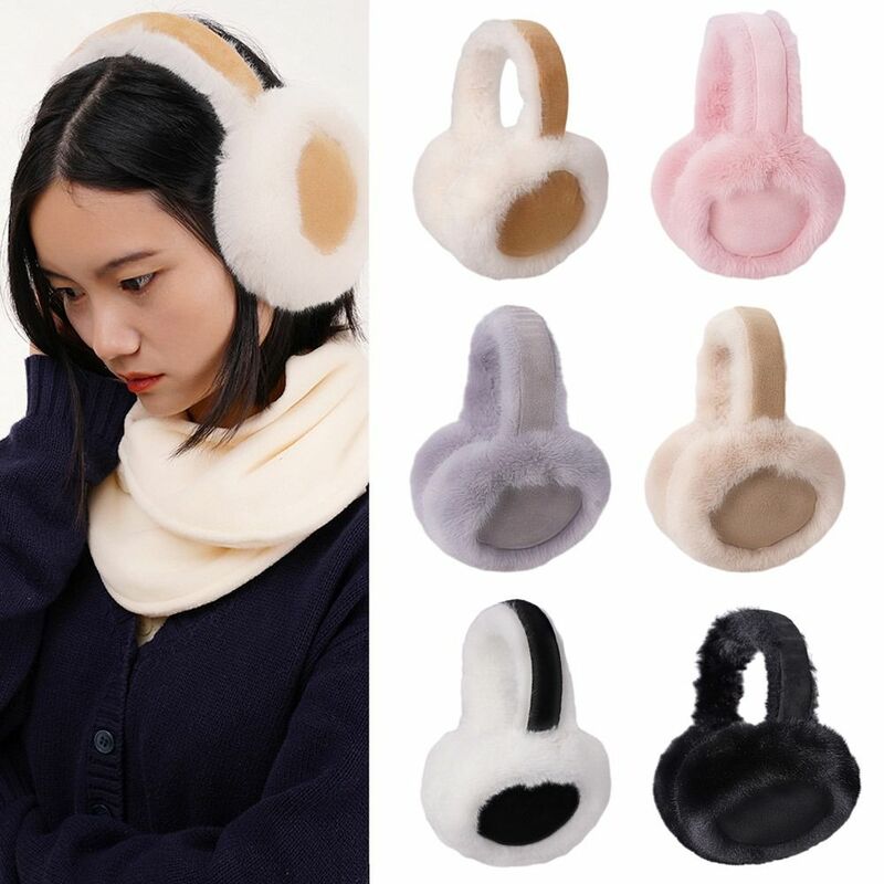 Foldable Earmuffs High-quality Cold Protection Plush Ear Cover Soft Winter Warm Ear Warmer Outdoor