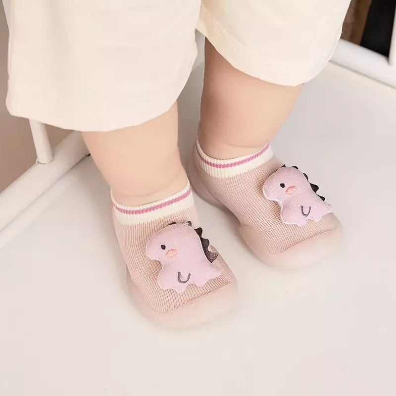 Осенние носки-сандалии детская обувь для малышей Мягкая подошва Весна-Лето Дышащие носки для дома