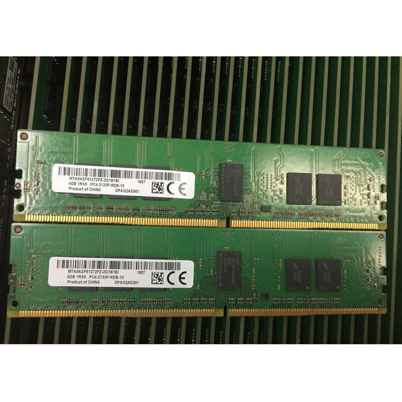 1 pz RAM 4G 4GB 1 rx8 DDR4 2133 2400 REG PC4-2133P memoria Server nave veloce di alta qualità