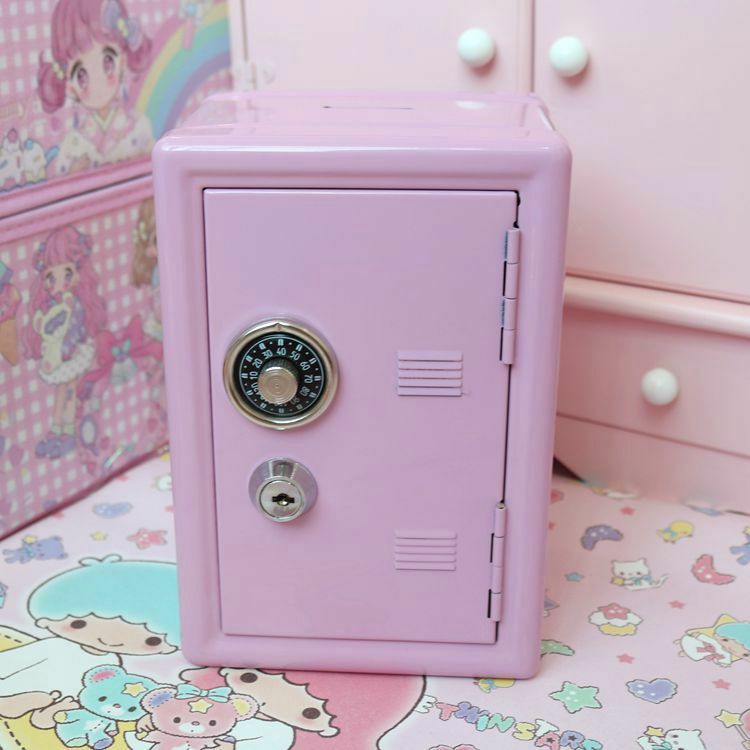 1pc Schöne Rosa Sparschwein Sicher Geld Box für Kinder Digitalen Münzen Bargeld Saving Sichere Anzahlung Geburtstag Geschenke für kinder