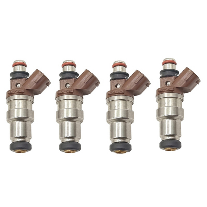 4 buah nosel injektor bahan bakar baru untuk Toyota 4RUNNER TACOMA T100 2.7L 23250-75050 23209-79095 2320979095 2325075050