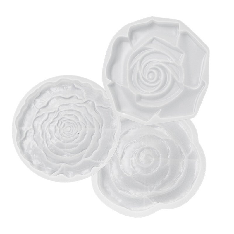 Stampi per vassoi per tazze Stampi in resina siliconica a forma Stampi per cuscinetti per tazze Materiale in silicone