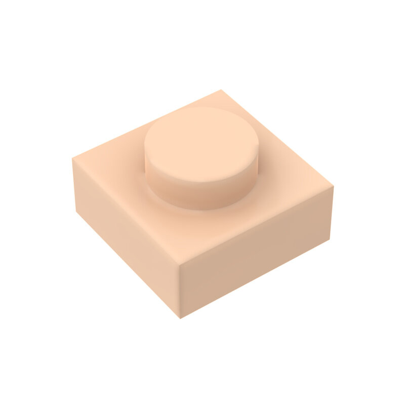 Arco-íris porco moc peças 3024 30008 placa 1x1 tijolos compatíveis diy assmble blocos de construção partícula miúdo puzzle cérebro brinquedo presente