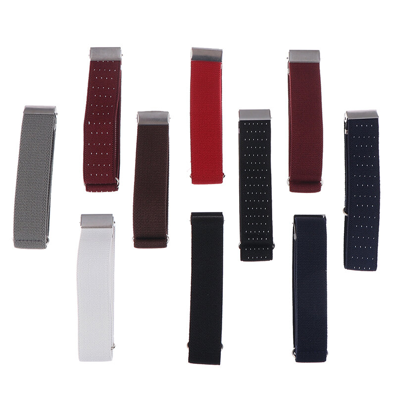 Cintura elastica regolabile antiscivolo per camicia, gemelli, supporto per maniche, fascia per giarrettiera
