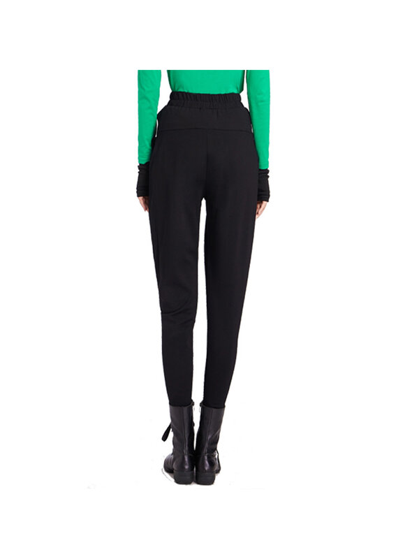 Новинка 2024, пикантный облегающий комплект брюк для женщин, однотонные женские брюки с принтом и карманами, комбинезоны в стиле High Street, женские брюки, одежда