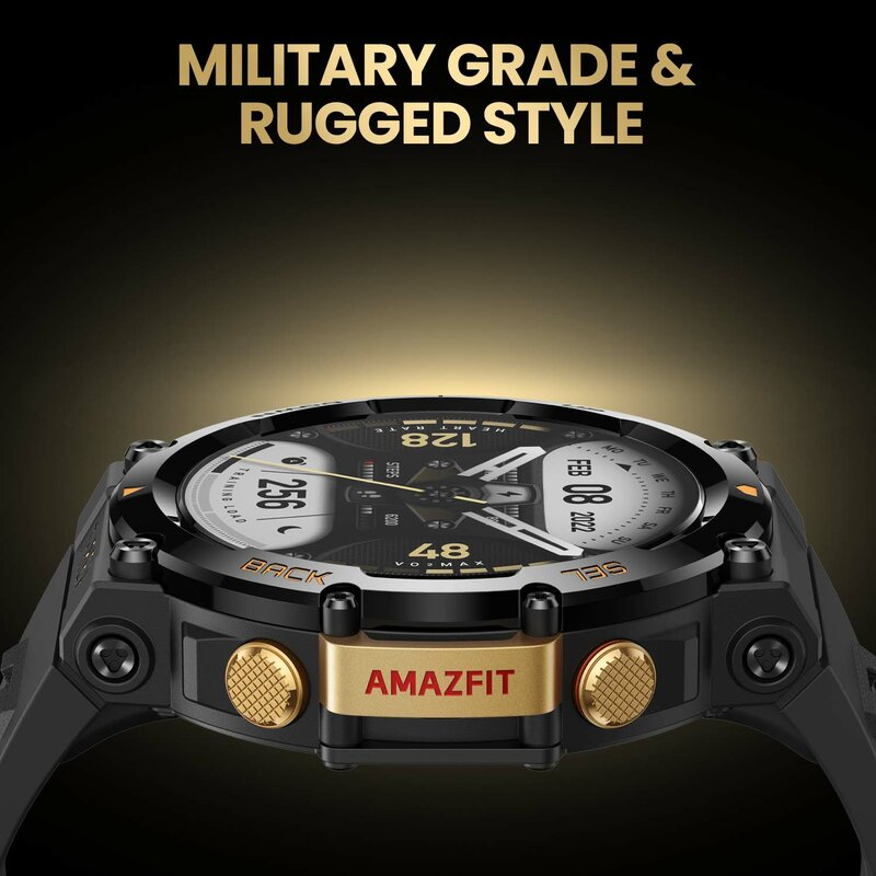 Nuovo Amazfit T Rex 2 Smartwatch T-Rex 2 Dual Band Route Import 150 + modalità sportive integrate Smart Watch