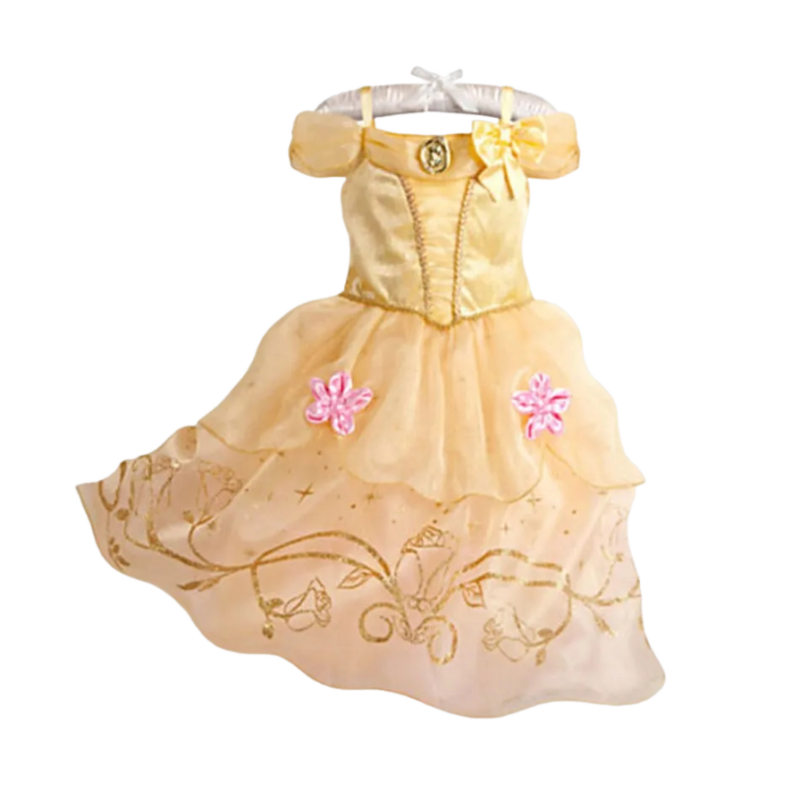 Disney-女の子のための透明なプリンセスドレス,女の子のためのプリンセスドレス,白雪姫,aurora,ソフィアコスプレ,子供の誕生日パーティーの服,2021