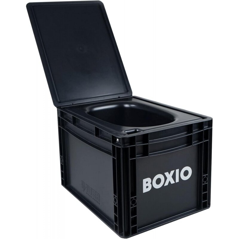 BOXIO 휴대용 캠핑 변기, 편리한 변기 컴팩트 안전하고 개인 퇴비 변기, 편리한 처리