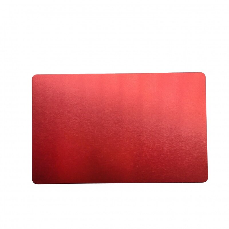 Custom High Quality Wholesale Standard Aluminum Blank Metal Business Card 0.5mm 0.8mm