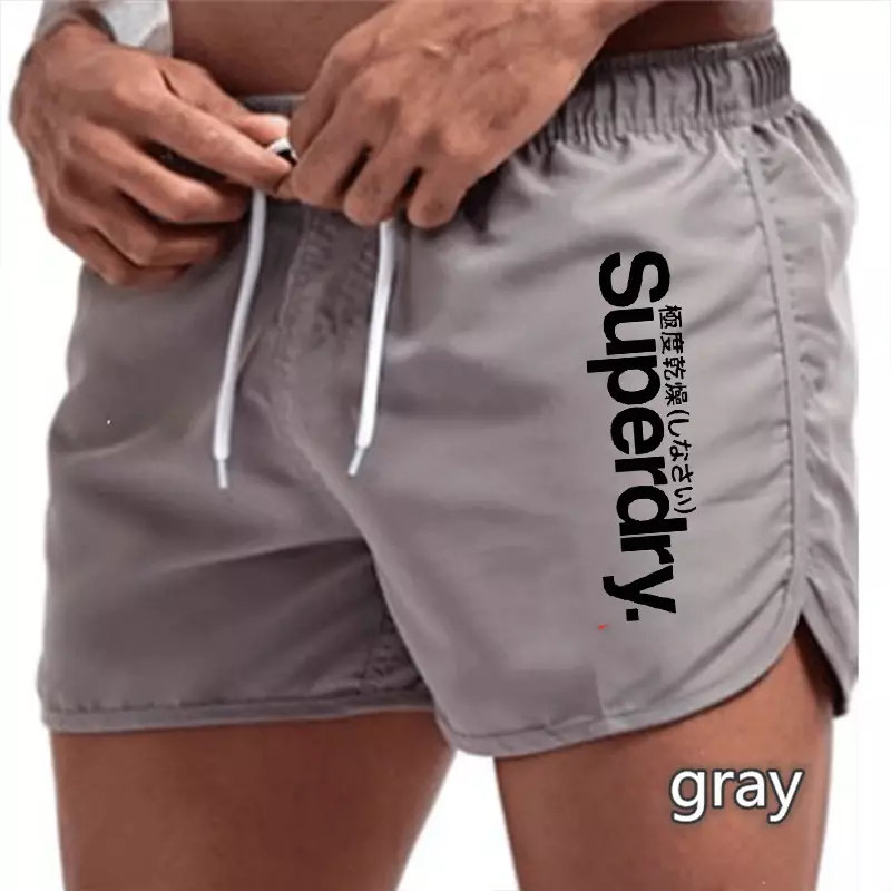 Летние мужские повседневные пляжные брюки 2024, модные разноцветные шорты в гавайском стиле с принтом для повседневного ношения