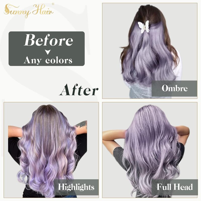 [NEW]VeSunny Tape In Hair Extensions Human Hair Real Natural Hair Balayage Color #4-14-60 Skin Weft Straight Seamless Hair