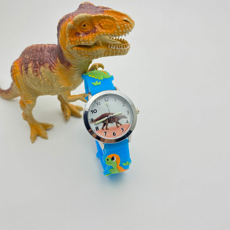 2023 New Creative Design Kids Watches Girls 3D Cartoon Crystal Watchband Kids Luminous Clock for Boys Leisure Sports Clock