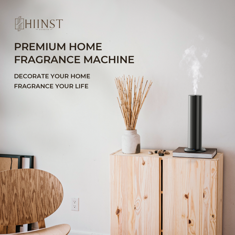 Hiinsts-difusor de aceites aromáticos eléctrico para el hogar, difusor de Aroma de lujo con Control remoto por aplicación, Bluetooth, Nano Cool Mist, para habitación