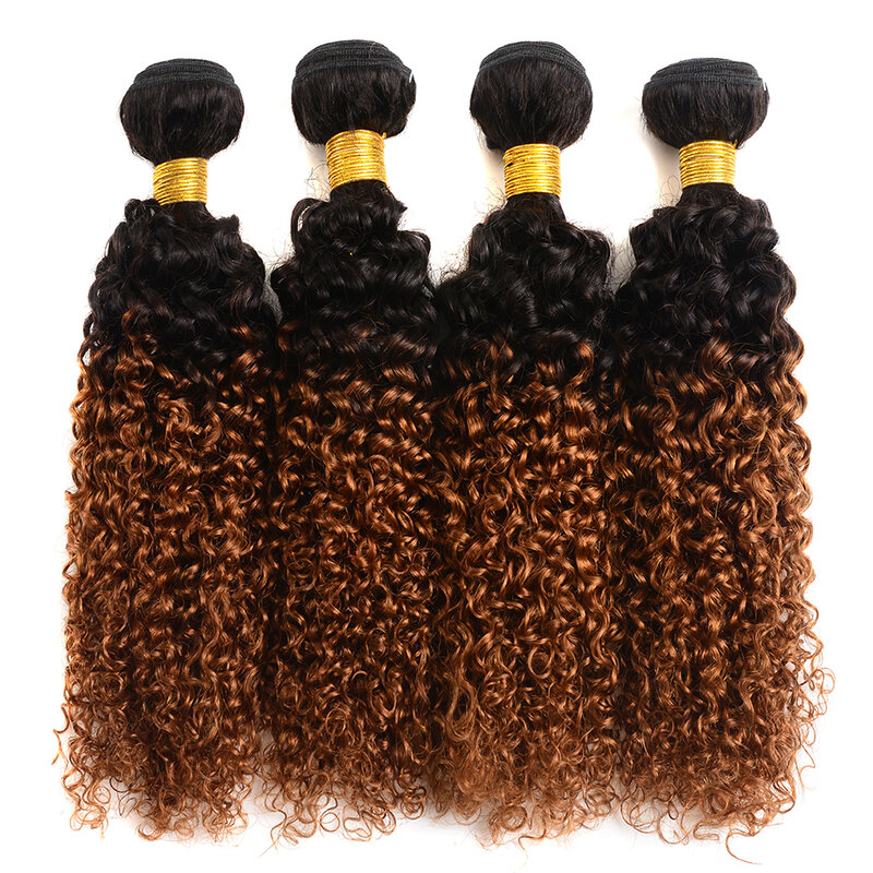 12A mongolskie włosy naturalne perwersyjne kręcone włosy wiązki Ombre kręcone włosy 8 "-30" Afro kręcone włosy naturalny kolor 100% wiązki ludzkich włosów