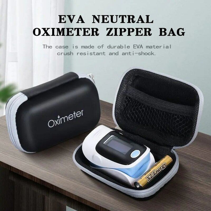 Eva neutrale Oxi meter Reiß verschluss tasche Aufbewahrung tasche Oxi meter Aufbewahrung sbox Oxi meter Cover Kit Bag Schutz Trage tasche Tasche