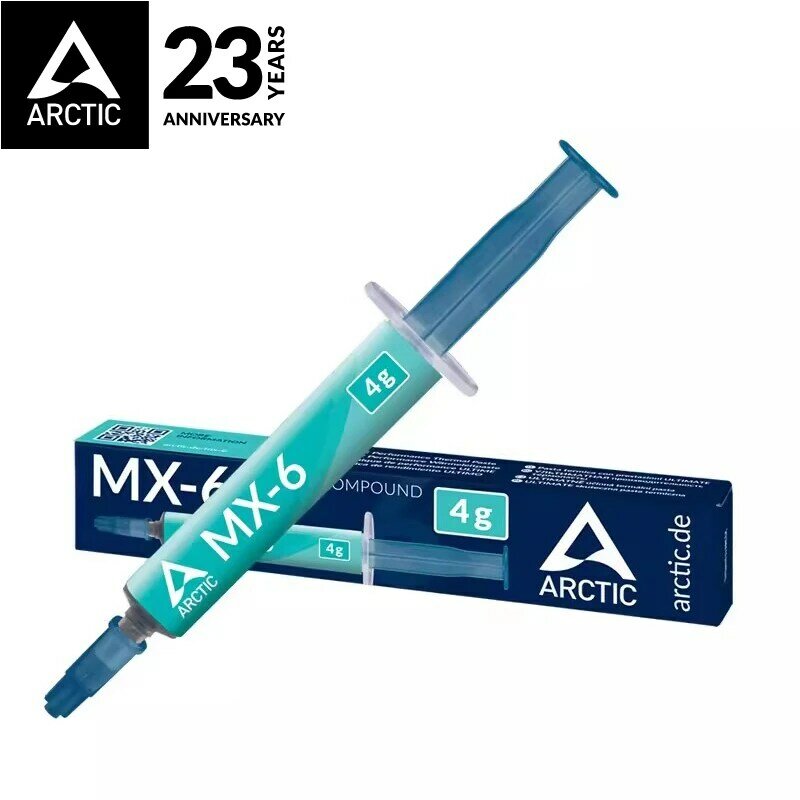 Original ARCTIC AC MX-6 Thermal Paste Heat Conduction Compound Silicone Grease For Computer PC Laptop CPU GPU Video Card Chips