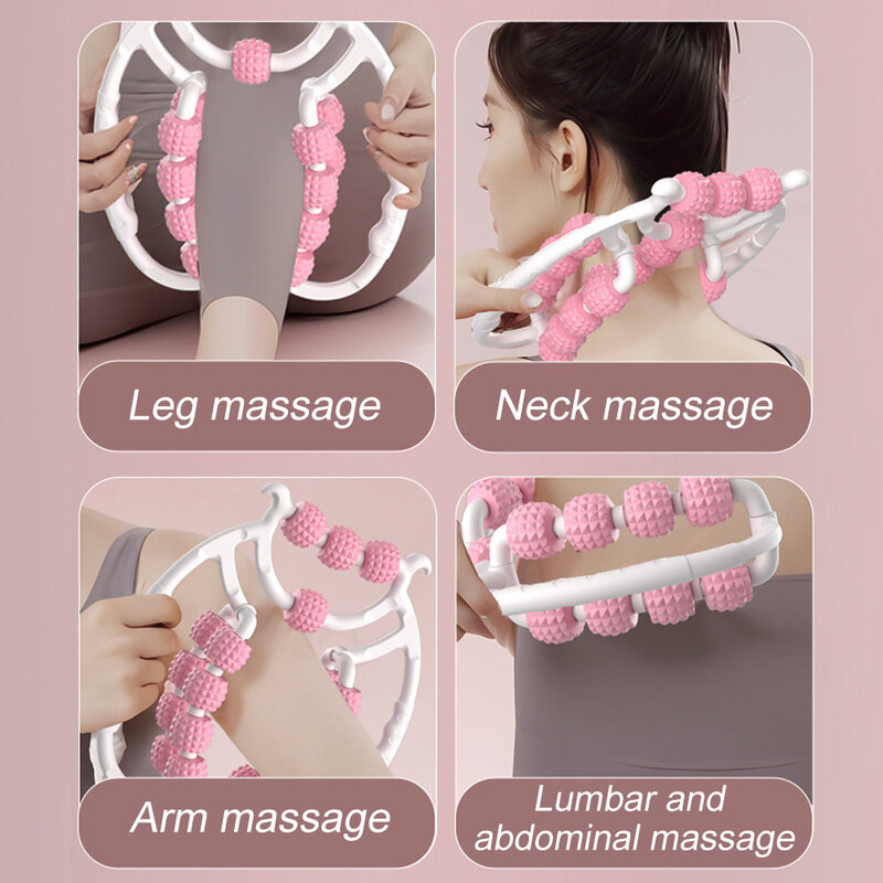 Rodillo de masaje corporal para mujer, masajeador anticelulítico corporal adelgazante, herramienta de relajación de piernas moldeadas mágicas, cuidado de la salud en el hogar