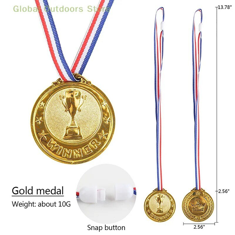 Gold Silver Bronze Award Medal Winner Reward Football Competition Prizes Award Medal for Souvenir Gift Outdoor Sport Kids Toys