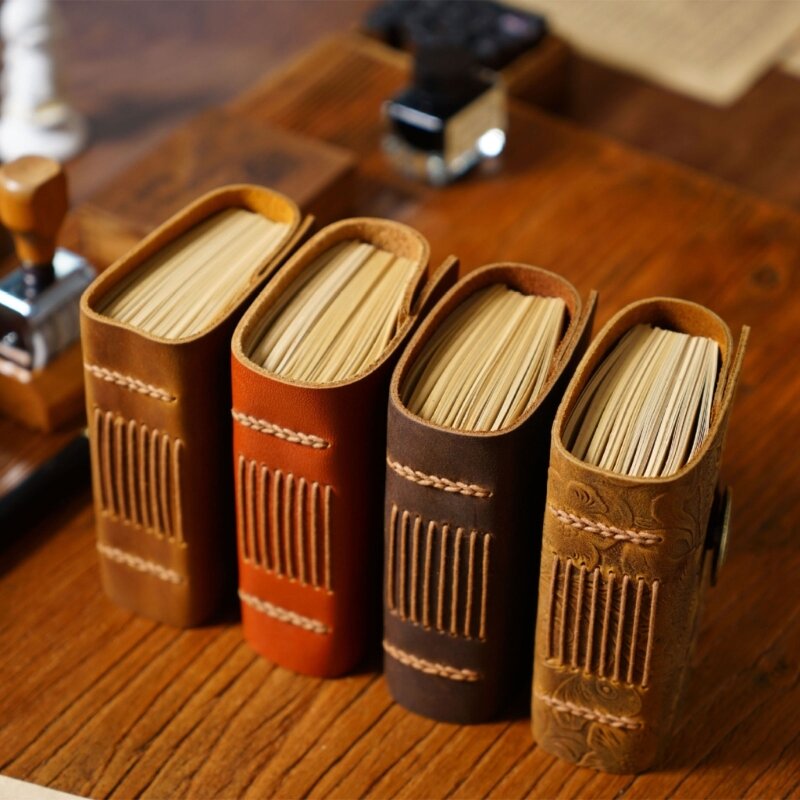 Notatnik do pisania pamiętnika Notatnik stylu vintage Retro, skórzany notatnik podróżny