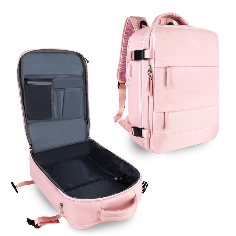 Reise rucksack Kabine Flugzeug große Kapazität wasserdicht nass und trocken Trennwand Koffer Laptop Rucksack für Frauen mit USB