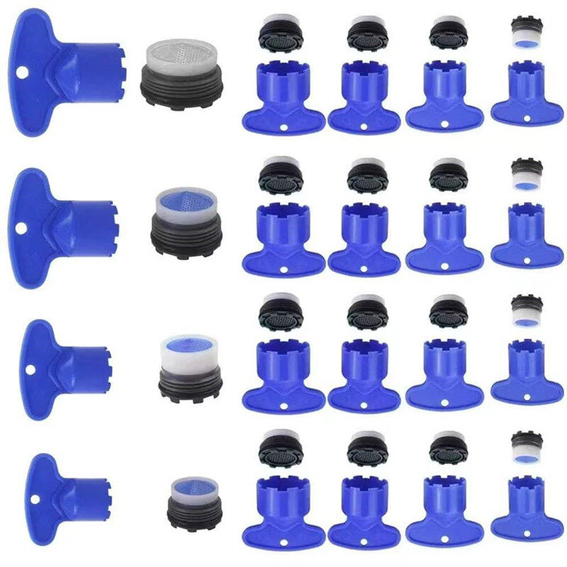 Bubbler Kitchen Male Thread Water Saving Hidden Aerator Faucet Public Bathroom Accessories 10PCS 16.5mm 18.5mm 21.5mm 23.5mm