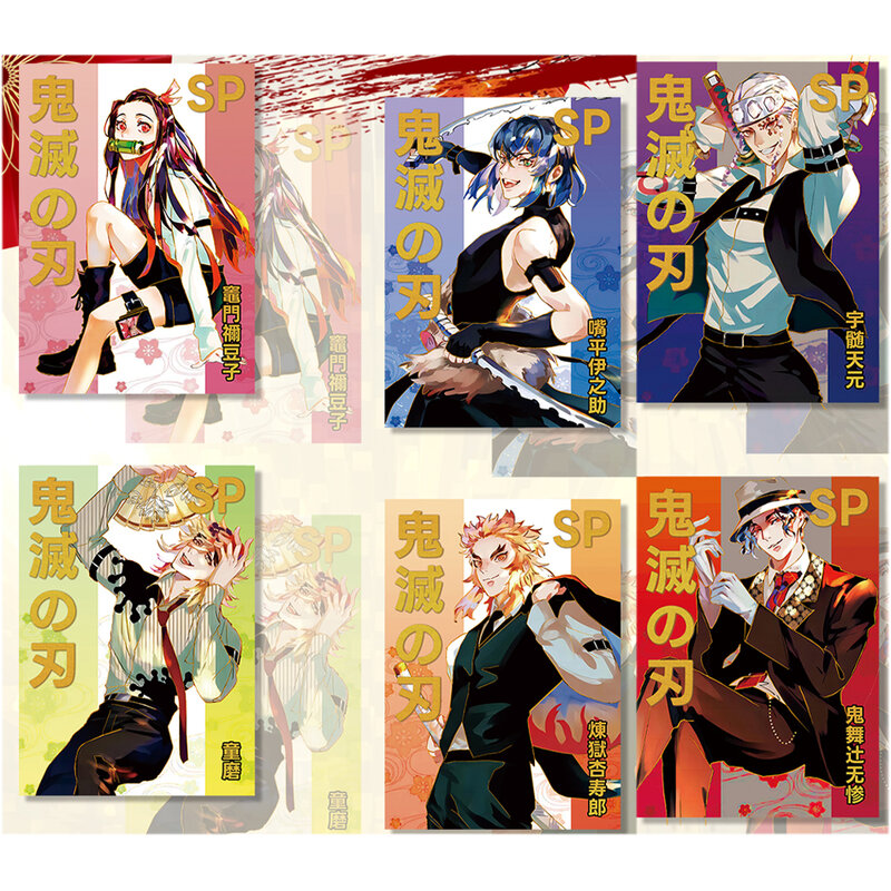 Tarjetas Demon Slayer de Anime japonés para niños, caja de refuerzo TCG, Kamado Nezuko, tablero de juego raro, regalo de cumpleaños, precio al por mayor