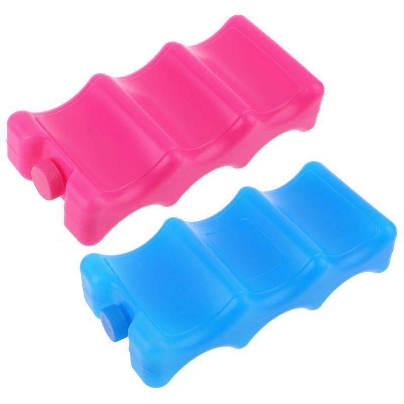 600ml Reusable Ice Brick Ice Block Ice Pack Cooler Milk Storage For Cooler Bag