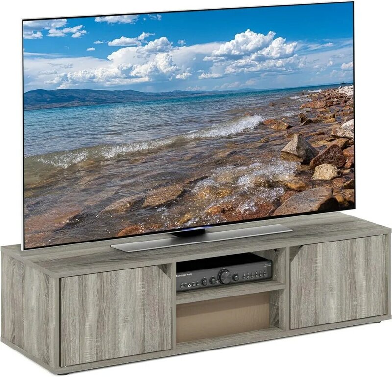 Furinno Classic Stand for TV up to 55 Inch, French Oak