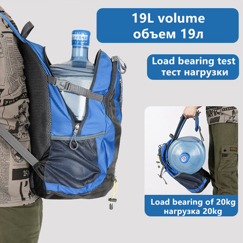 Outdoor Backpack Hiking Sports Mountaineering Bag Riding Backpack 40L Waterproof Backpack Leisure Travel Bag