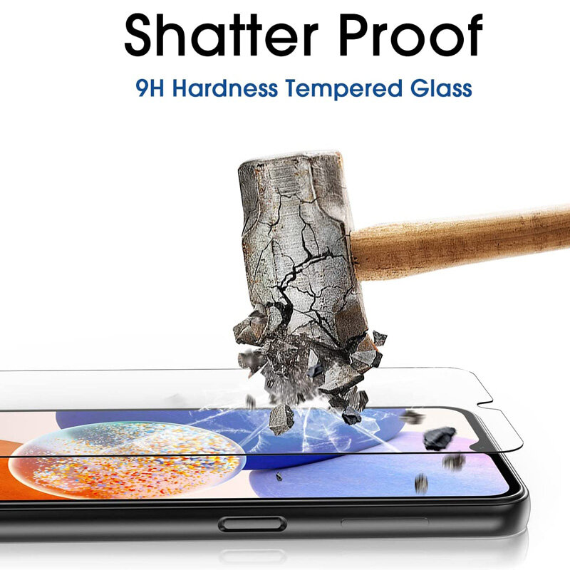 4 pezzi di vetro temperato per Samsung Galaxy A15 A25 A05 A05S A14 A34 A54 M44 pellicola protettiva per schermo per Samsung A14 Glass