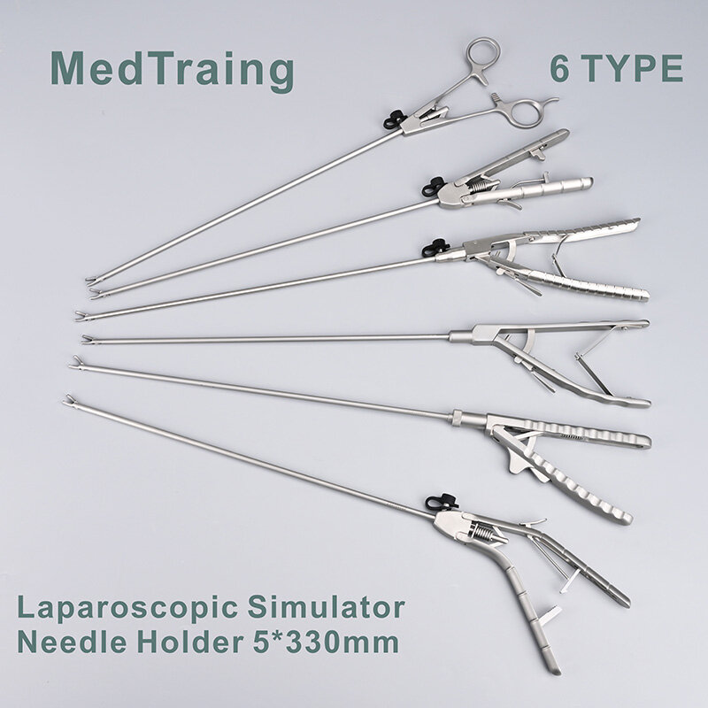 Laparoskopisches Training Nadelhalter Laparoskopie-Simulator beinhaltet chirurgische Geräte