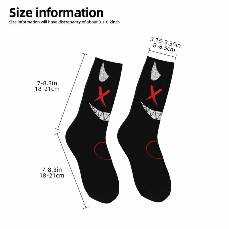 Monster Face cosy Unisex Socks,Running Happy 3D printing Socks,Street Style Crazy Sock