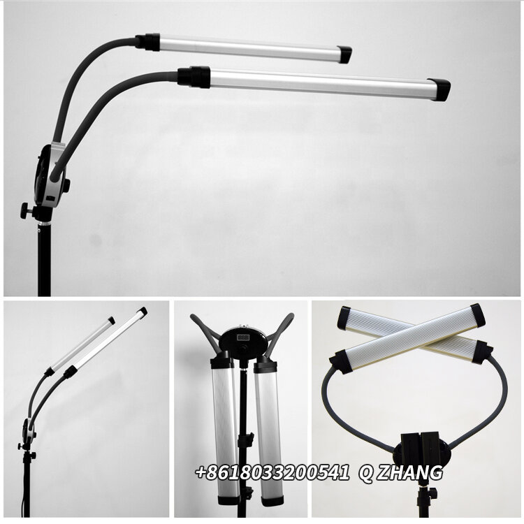 FX-480II 48W 3200K-5500K Double Arms Beauty Fill LED photographic lighting for Live Stream/Makeup/Phone Camera/Tattoo
