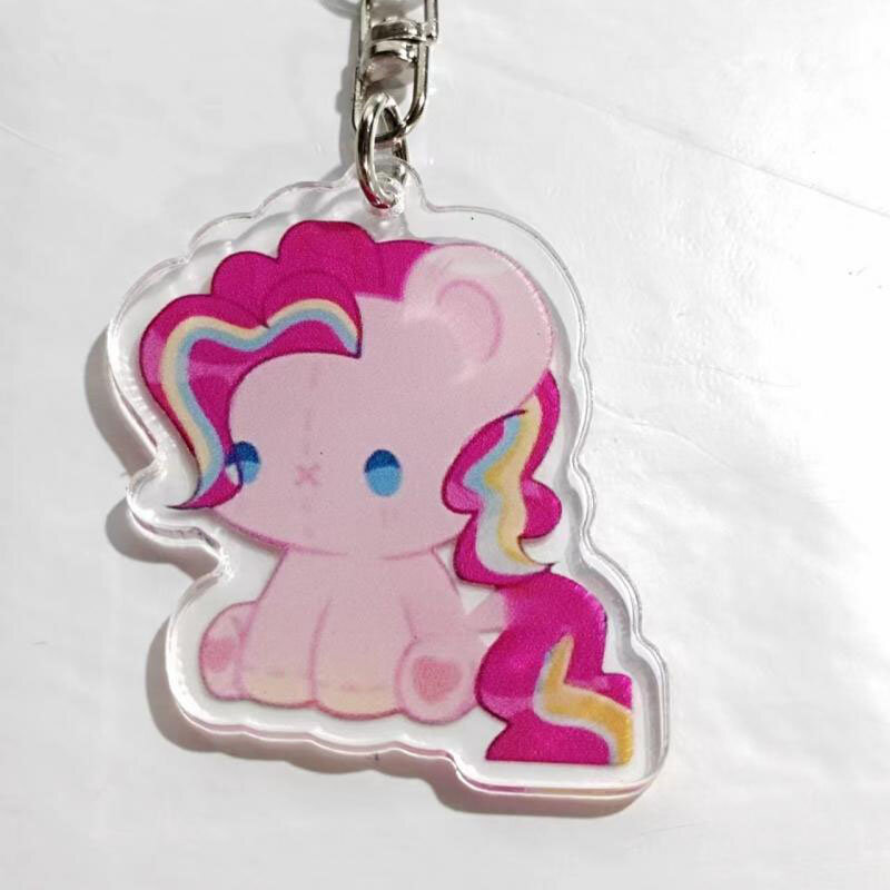 2024 kawaii niedlich mein kleines Pony Schlüssel anhänger Anhänger Tasche Zubehör Originalität Cartoon Student Geschenke für Freundinnen und Kinder