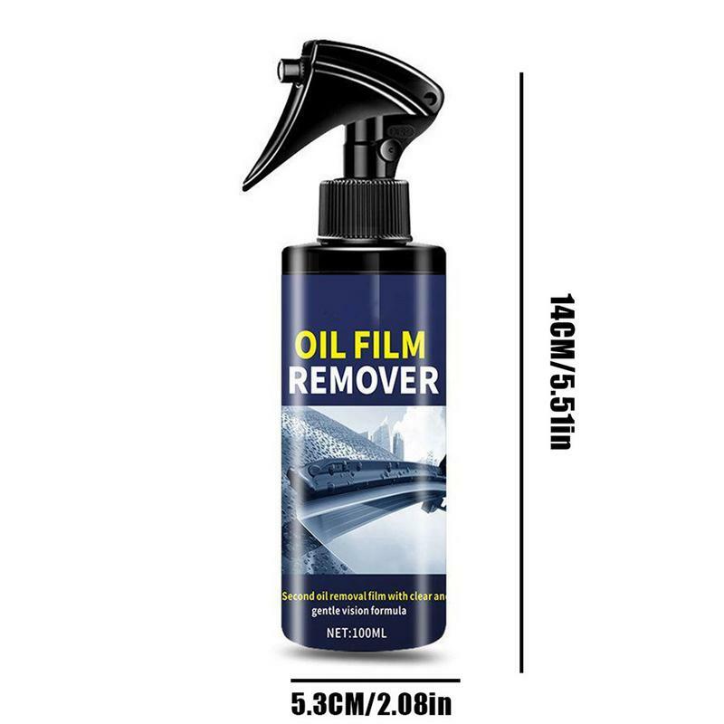 Windshield Oil Film Cleaner Car Oil Film Cleaner Spray 100ml Car Oil Film Cleaner Spray Effective Car Cleaning Tools To Restore