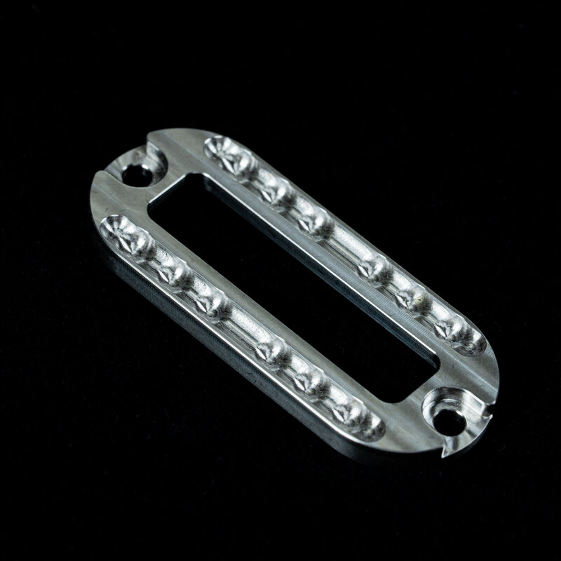 Dz.Top accessori per monete piastra scanalata 3mm perline in acciaio al tungsteno EDC Spring Metal Toys