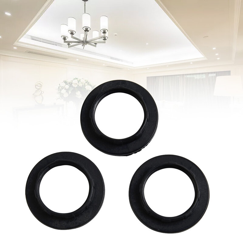 Lamp Shade Ring E14 Lamp Shade Collar Ring Thread Lamp Light Shade Adapter Upgrade Your Lighting with 3 Pieces