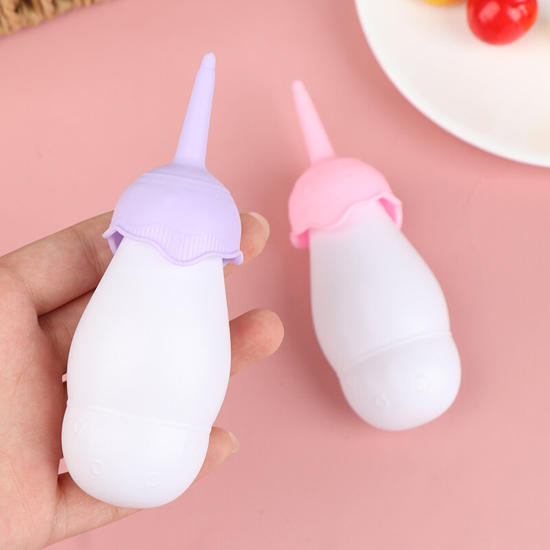 Aksesori Boneka Perlindungan Lingkungan DIY Model Botol Gula Boneka Pink Ungu Aksesori Boneka Bayi Baru Lahir