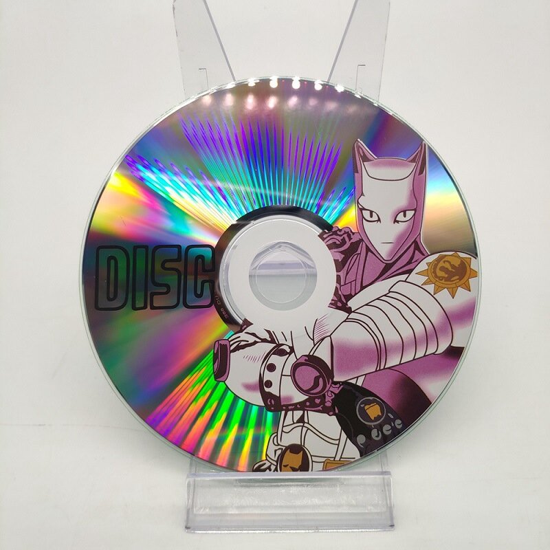 Anime JoJo's Bizarre Adventure Kujo Jotaro Stand Star Platinum Cosplay Disc Prop accesorios, juguete de regalo