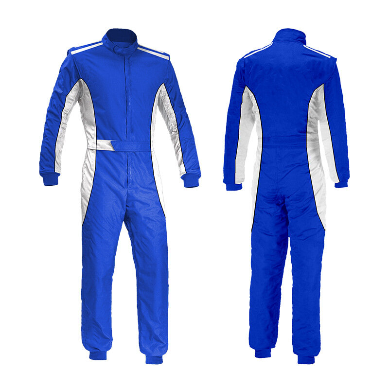 Motorcycle Onesie Quick Dry Racing Onesie Breathable Rally Suit Polyester Fibers Racing Clothes Wearability Go-kart Suits XS-6XL