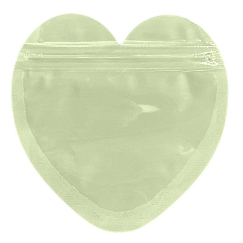 Muti-functional Heart shaped Storage Bags Practical Self sealing Heart shaped Bagsfor Preserving and Presenting Jewelry