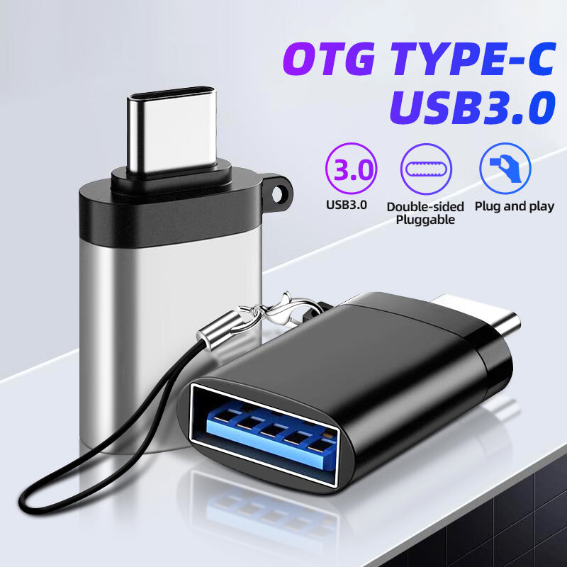 ANMONE USB C OTG Adapter Fast USB 3.0 to Type C Adapter for MacbookPro Xiaomi Huawei Mini USB Adapter Type-C OTG Cable Converter