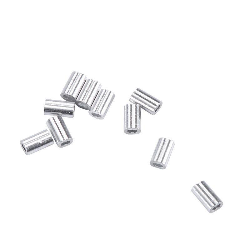 315Pcs 8 Sizes Aluminum Crimping Loop Sleeve Metric Assortment Kit For Wire Rope Cable Rigging