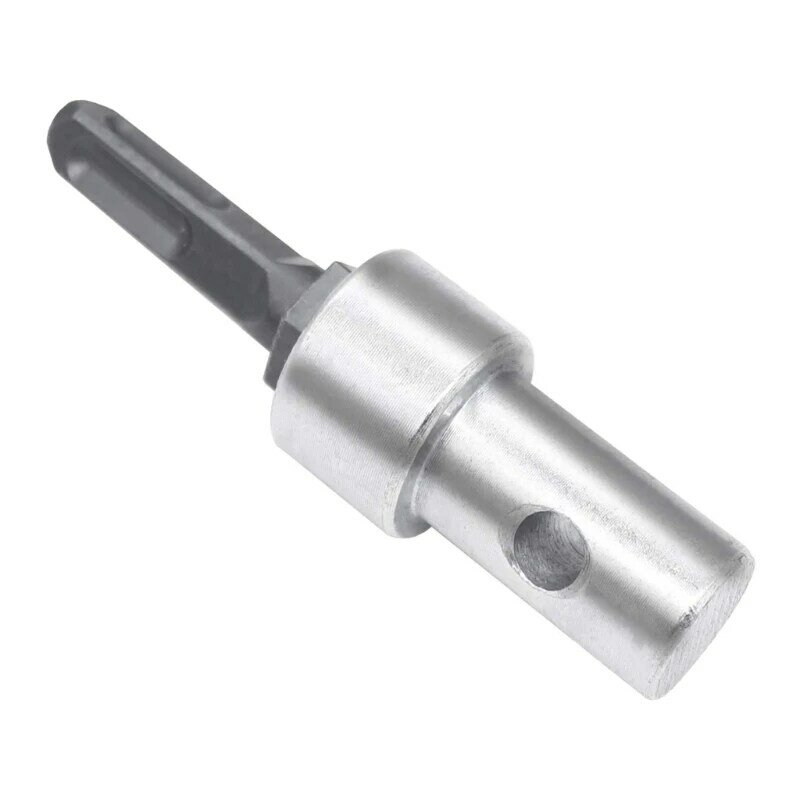 SDS-Plus to 1/2Inch(M13x15mm) Thread Garden Auger Drill Adapter Keyless Drill Chuck Adapter Round Shank for Hammer Drill