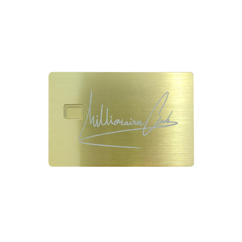 بطاقة معدنية للنادي من ميليونير ، بطاقة هدايا ، 1 قطعة