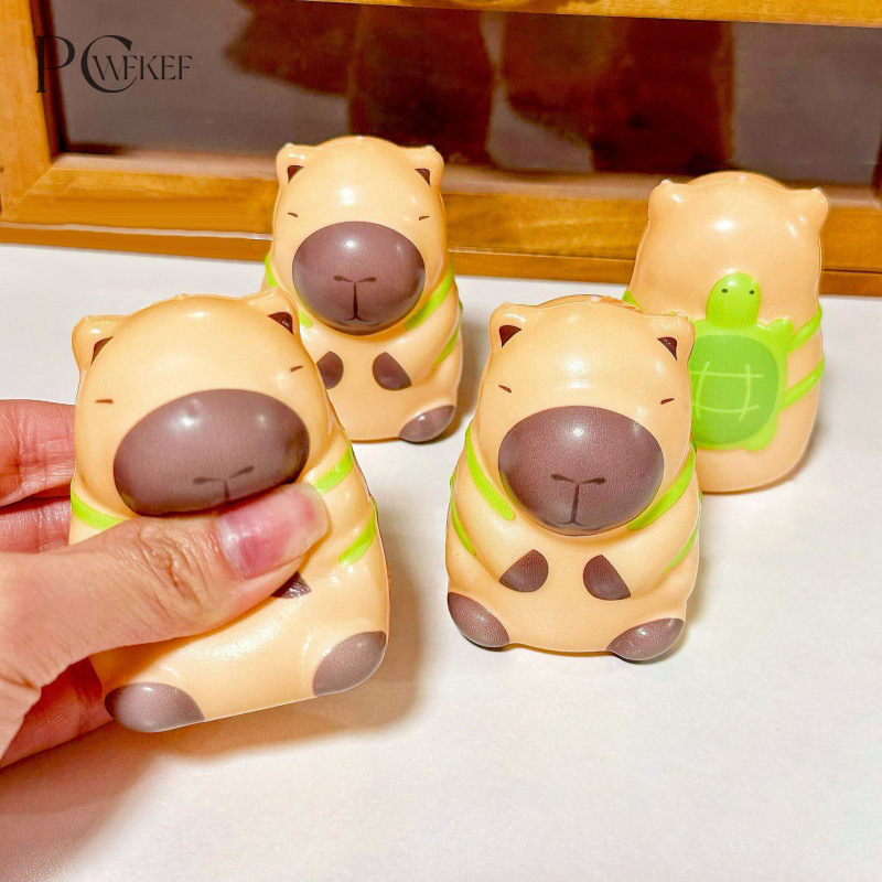 6.5CM słodkie zabawki modele dekompresyjne Capibala powolne powracanie do kształtu dekoracja na biurko ozdoby prezent kreatywne zabawki łagodzenia stresu