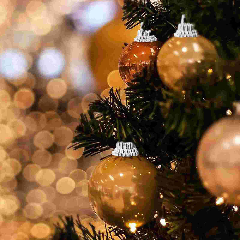 Kerstbal Kerstboom Opknoping Ball Caps Hanger Ballen Top Covers Kerstbal Hanger Eindkappen Over