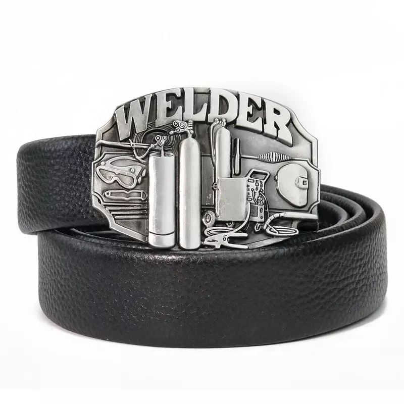 Alloy Men's Belt Buckles Welder Worker Tools Decorative Belt Buckle Fits 4cm Width Belt Fixing Accessories Jeans Leather Crafts