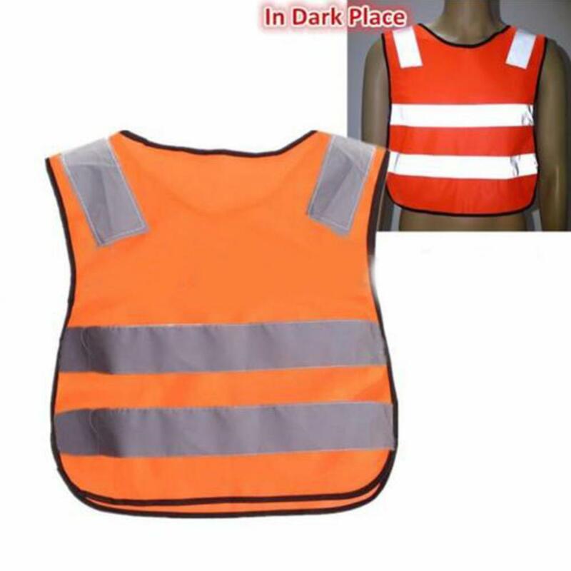 Chaleco de seguridad reflectante para niños, chaqueta con correas reflectantes, chaleco de seguridad para trabajadores de saneamiento para niños