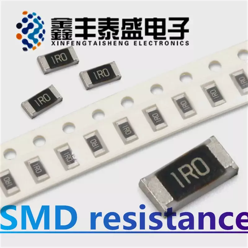 Resistor de SMD 1%, 0402, 0603, 0805, 1206, 0.15R, 0.22R, 0.47R, 1R, 20R, 30R, 56R, 100R, 1K, 22K, 33K, 62K, 82K, 92K, 100K, 0,1 m, 0.3M1M, 100 PCes
